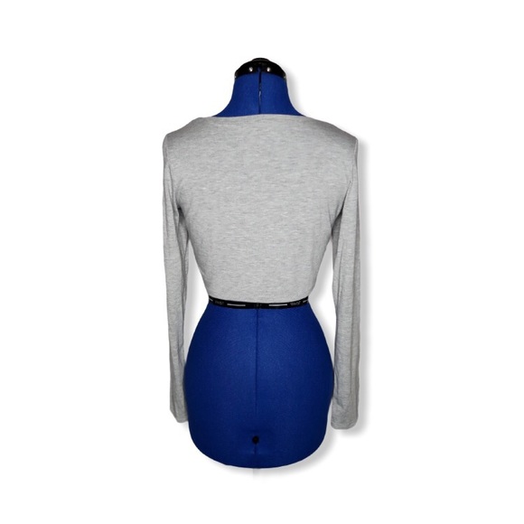 Grey Crop Top Bought at Asos - Picture 2 of 4